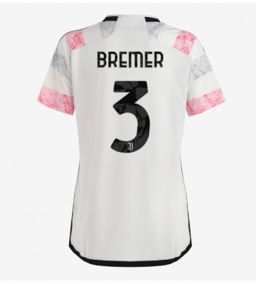 Juventus Gleison Bremer #3 Segunda Equipación Mujer 2023-24 Manga Corta